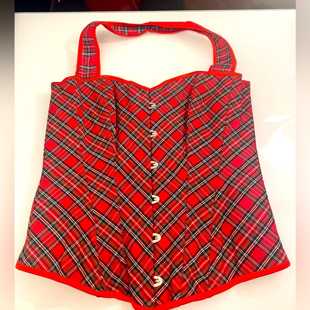 Large halter top woman’s corset